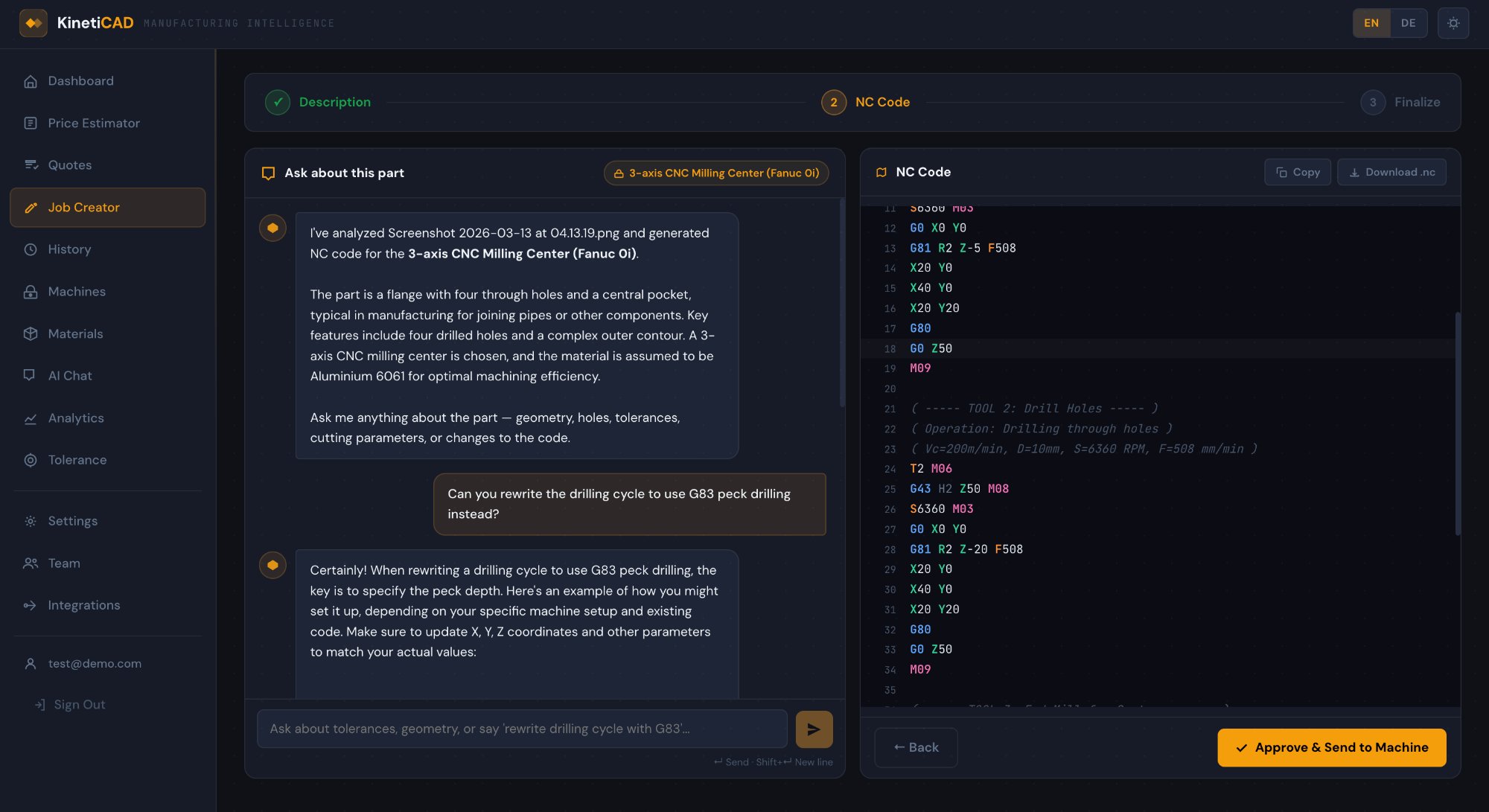 KinetiCAD Job Creator